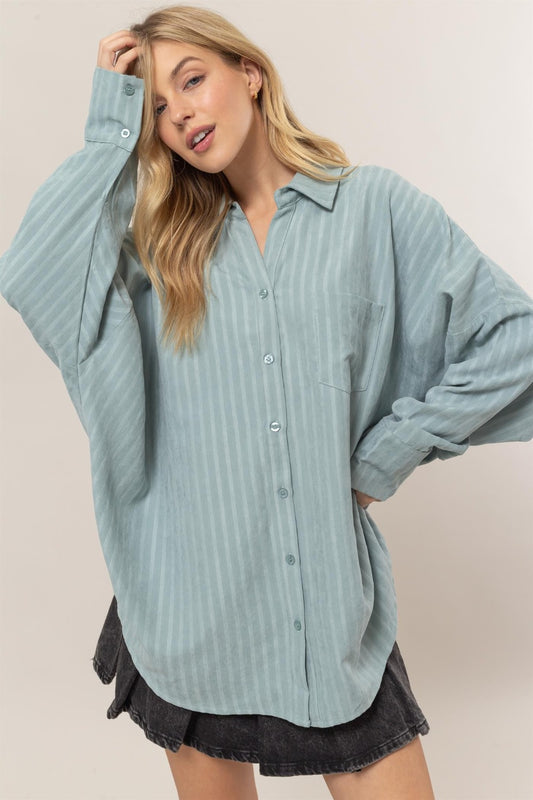 Stripe Oversized Shirt